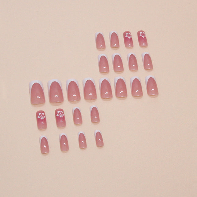 Elegant Minimalist Press-On Nail Set (24pcs) (DESIGN 7477)