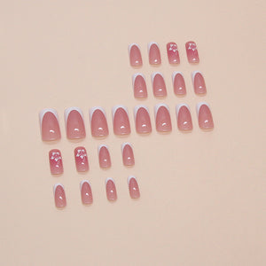 Elegant Minimalist Press-On Nail Set (24pcs) (DESIGN 7477)