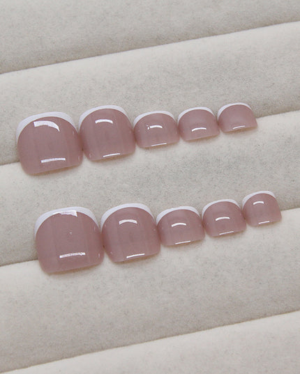 Elegant Minimalist Press-On Nail Set (24pcs) (DESIGN 7486)