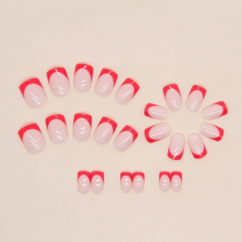 Elegant Minimalist Press-On Nail Set (24pcs) (DESIGN 7398)