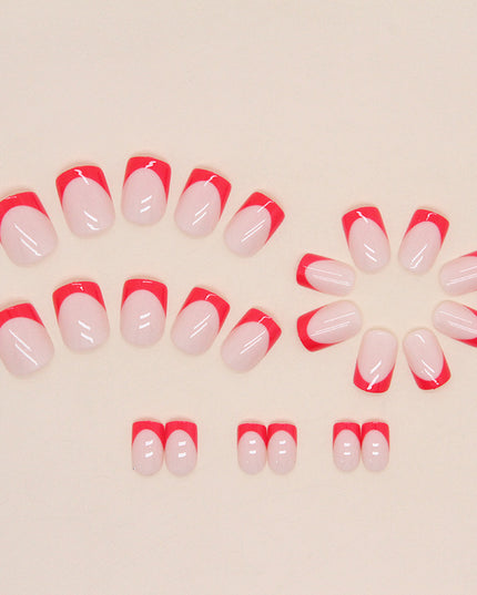 Elegant Minimalist Press-On Nail Set (24pcs) (DESIGN 7398)