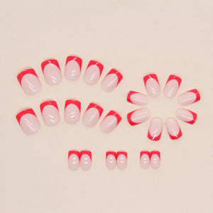 Elegant Minimalist Press-On Nail Set (24pcs) (DESIGN 7398)