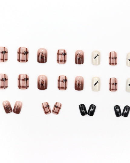 Elegant Minimalist Press-On Nail Set (24pcs) (DESIGN 7539)
