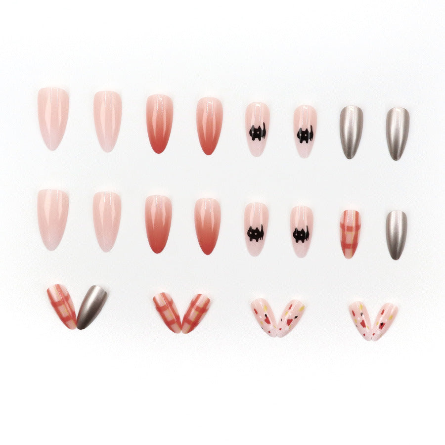 Elegant Minimalist Press-On Nail Set (24pcs) (DESIGN 7663)