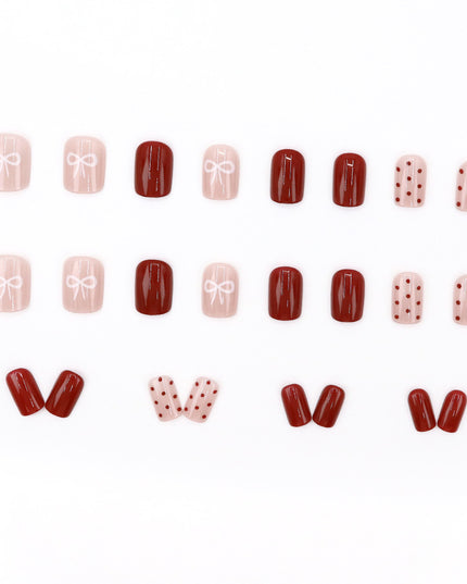 Elegant Minimalist Press-On Nail Set (24pcs) (DESIGN 7617)