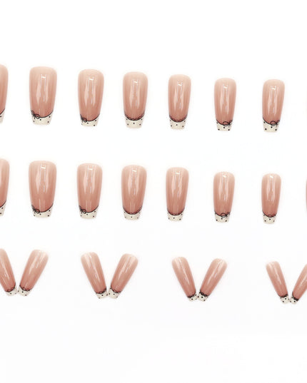 Elegant Minimalist Press-On Nail Set (24pcs) (DESIGN 7519)