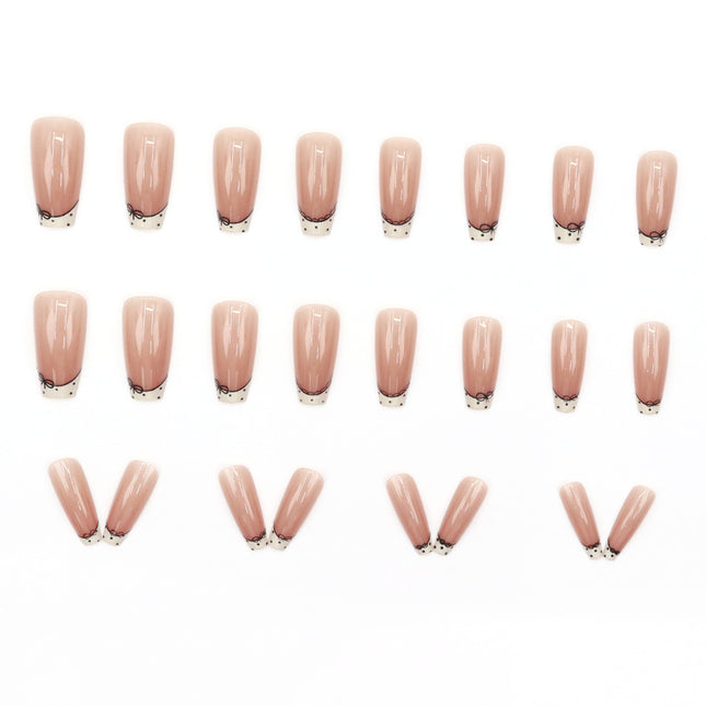 Elegant Minimalist Press-On Nail Set (24pcs) (DESIGN 7519)