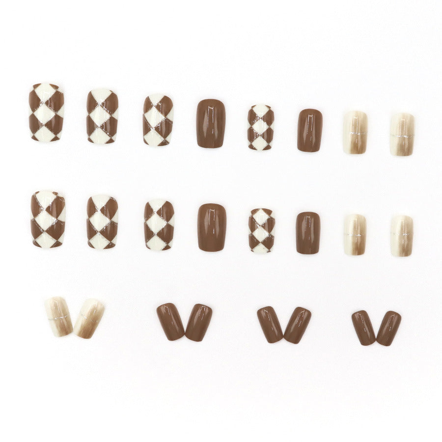 Elegant Minimalist Press-On Nail Set (24pcs) (DESIGN 7590)