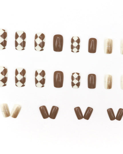 Elegant Minimalist Press-On Nail Set (24pcs) (DESIGN 7590)