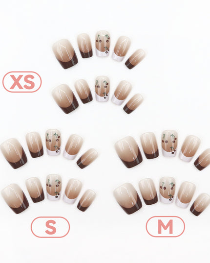 Elegant Minimalist Press-On Nail Set (24pcs) (DESIGN 7525)