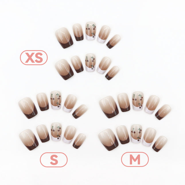 Elegant Minimalist Press-On Nail Set (24pcs) (DESIGN 7525)
