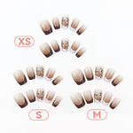 Elegant Minimalist Press-On Nail Set (24pcs) (DESIGN 7525)