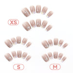 Elegant Minimalist Press-On Nail Set (24pcs) (DESIGN 7517)