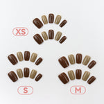 Elegant Minimalist Press-On Nail Set (24pcs) (DESIGN 7536)