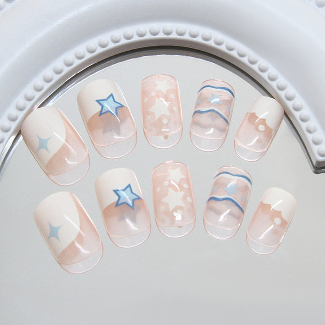Elegant Minimalist Press-On Nail Set (24pcs) (DESIGN 7309)