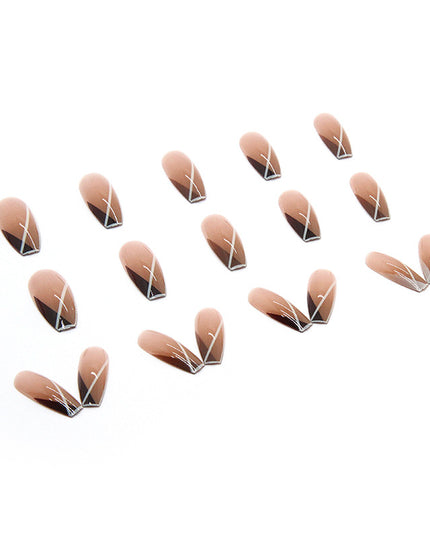 Elegant Minimalist Press-On Nail Set (24pcs) (DESIGN 7369)