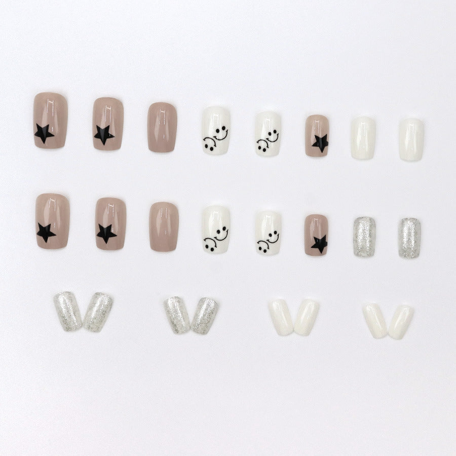 Elegant Minimalist Press-On Nail Set (24pcs) (DESIGN 7547)