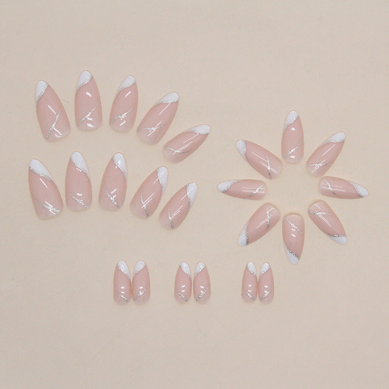 Elegant Minimalist Press-On Nail Set (24pcs) (DESIGN 7387)