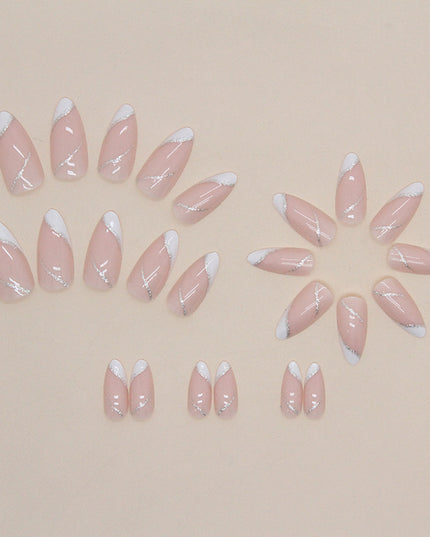 Elegant Minimalist Press-On Nail Set (24pcs) (DESIGN 7387)