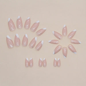 Elegant Minimalist Press-On Nail Set (24pcs) (DESIGN 7387)