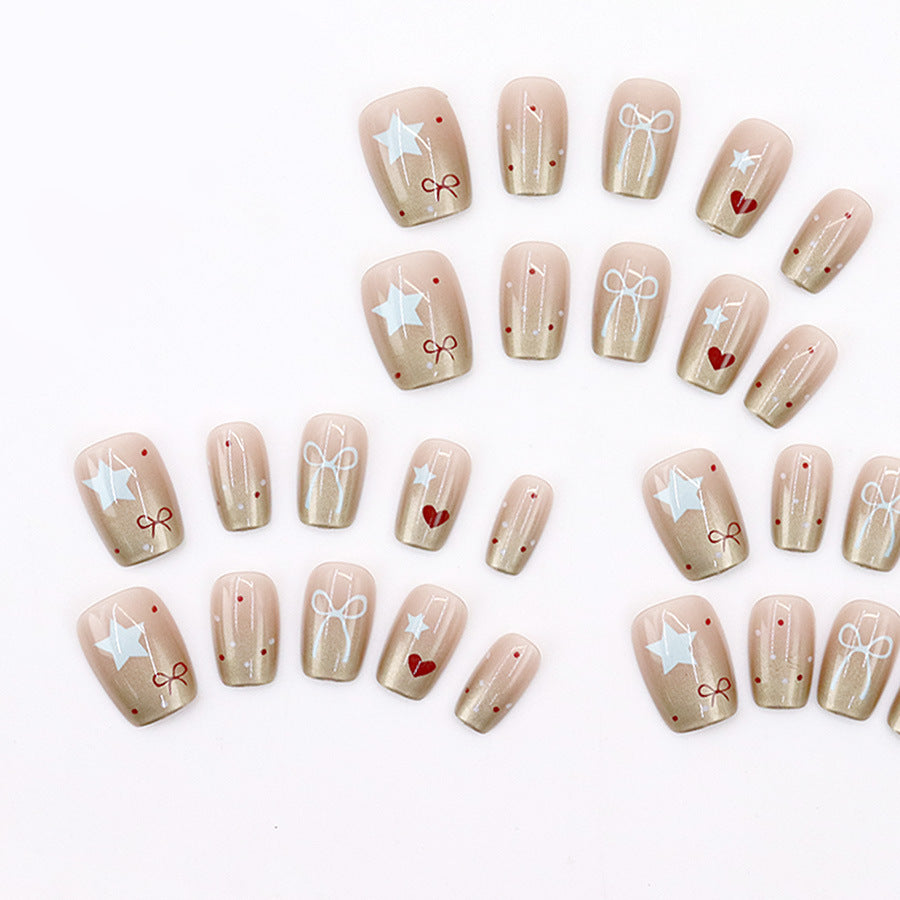 Elegant Minimalist Press-On Nail Set (24pcs) (DESIGN 7505)