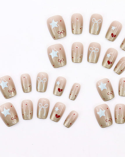 Elegant Minimalist Press-On Nail Set (24pcs) (DESIGN 7505)