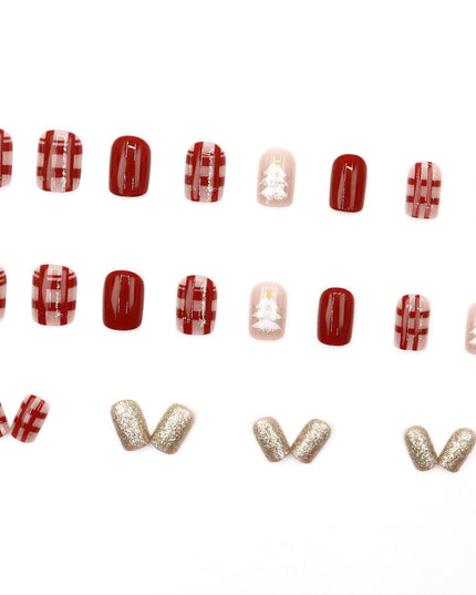 Elegant Minimalist Press-On Nail Set (24pcs) (DESIGN 7543)