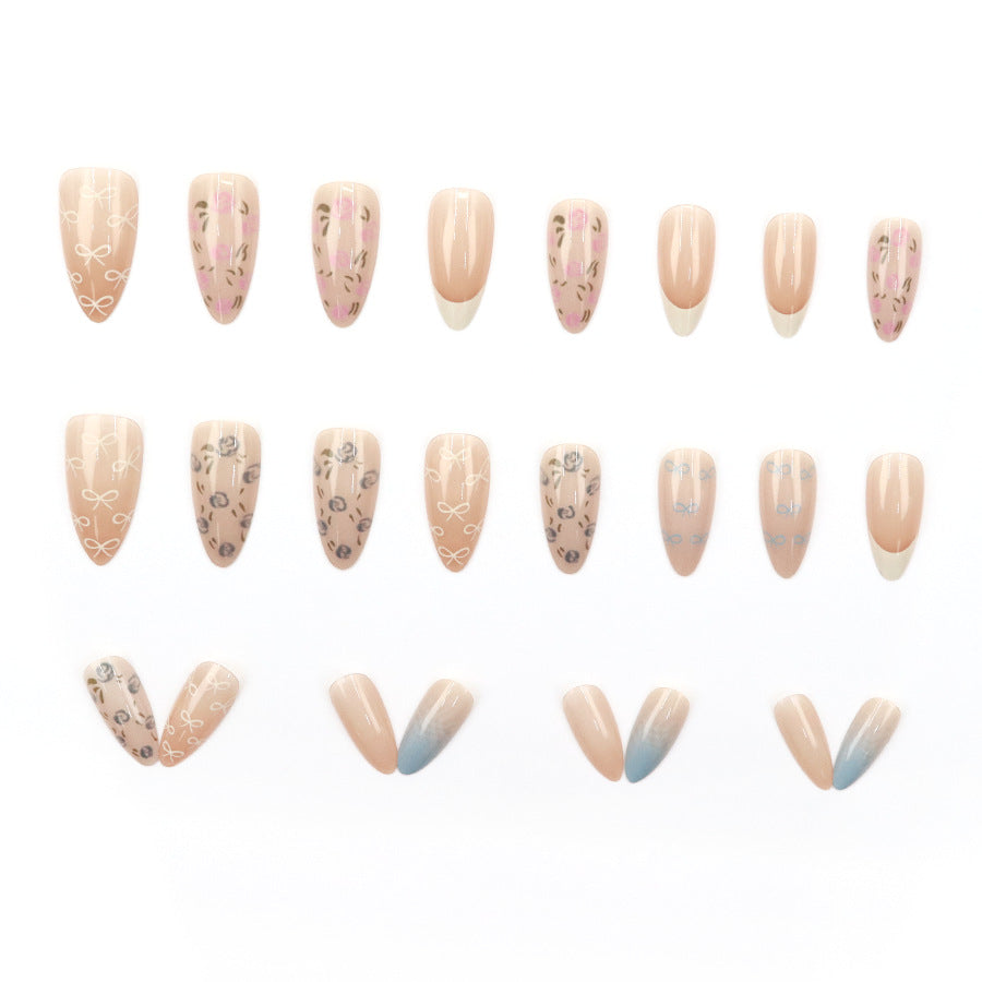 Elegant Minimalist Press-On Nail Set (24pcs) (DESIGN 7522)