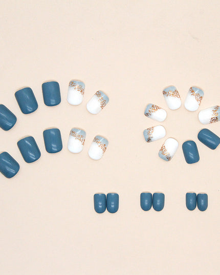 Elegant Minimalist Press-On Nail Set (24pcs) (DESIGN 7432)