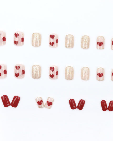 Elegant Minimalist Press-On Nail Set (24pcs) (DESIGN 7614)