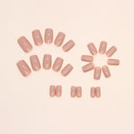 Elegant Minimalist Press-On Nail Set (24pcs) (DESIGN 7420)