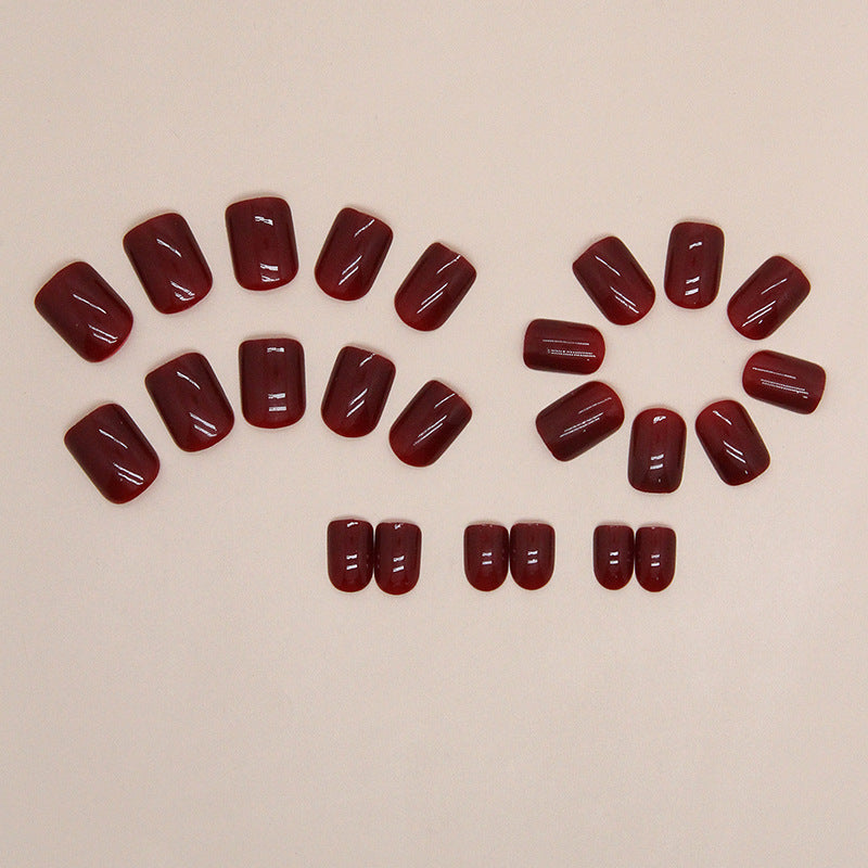 Elegant Minimalist Press-On Nail Set (24pcs) (DESIGN 7424)