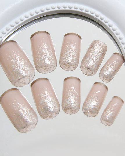 Elegant Minimalist Press-On Nail Set (24pcs) (DESIGN 7402)