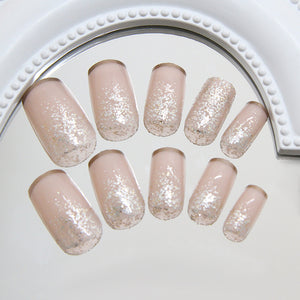 Elegant Minimalist Press-On Nail Set (24pcs) (DESIGN 7402)