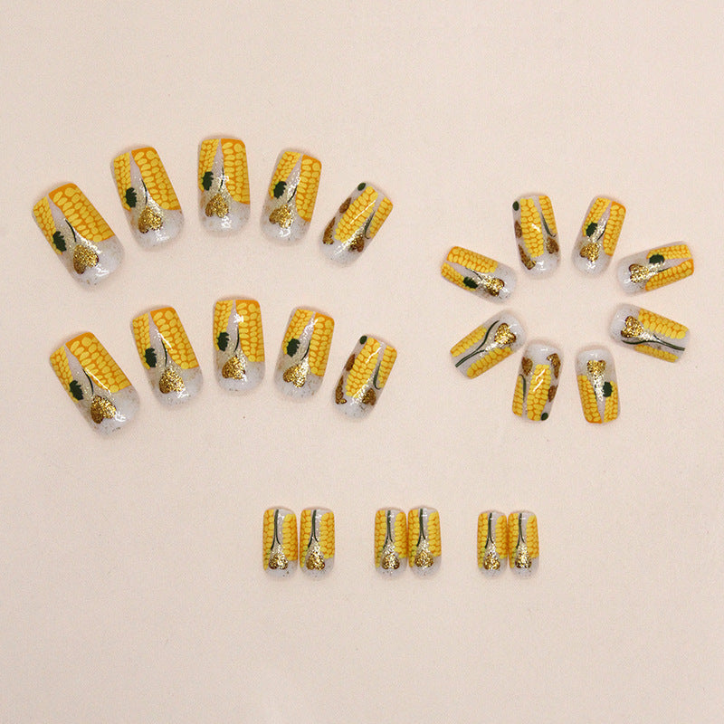 Elegant Minimalist Press-On Nail Set (24pcs) (DESIGN 7353)
