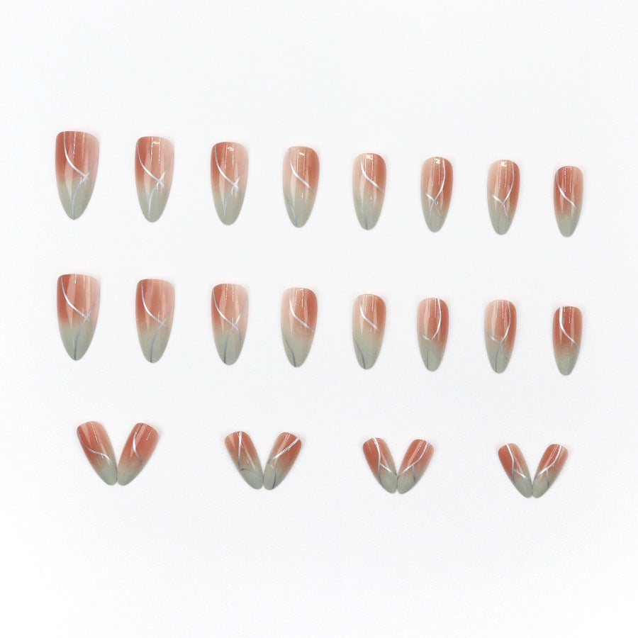 Elegant Minimalist Press-On Nail Set (24pcs) (DESIGN 7641)