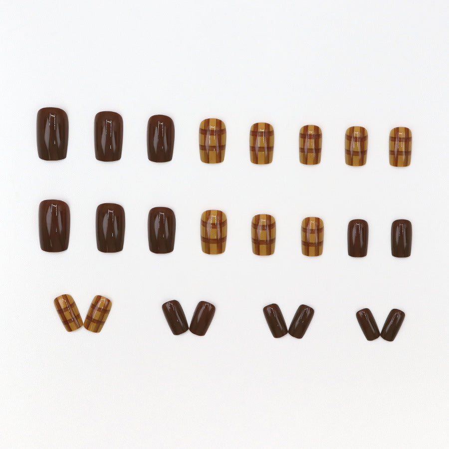 Elegant Minimalist Press-On Nail Set (24pcs) (DESIGN 7648)