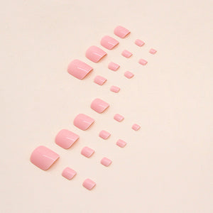 Elegant Minimalist Press-On Nail Set (24pcs) (DESIGN 7495)