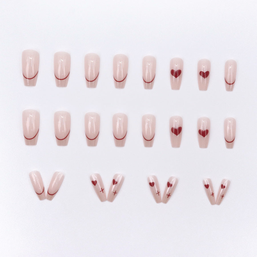 Elegant Minimalist Press-On Nail Set (24pcs) (DESIGN 7535)