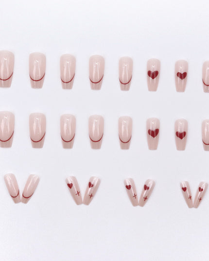 Elegant Minimalist Press-On Nail Set (24pcs) (DESIGN 7535)