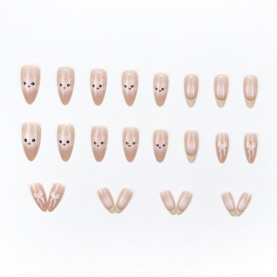 Elegant Minimalist Press-On Nail Set (24pcs) (DESIGN 7624)