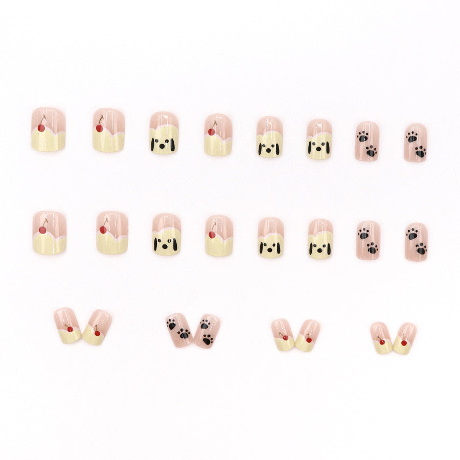 Elegant Minimalist Press-On Nail Set (24pcs) (DESIGN 7642)