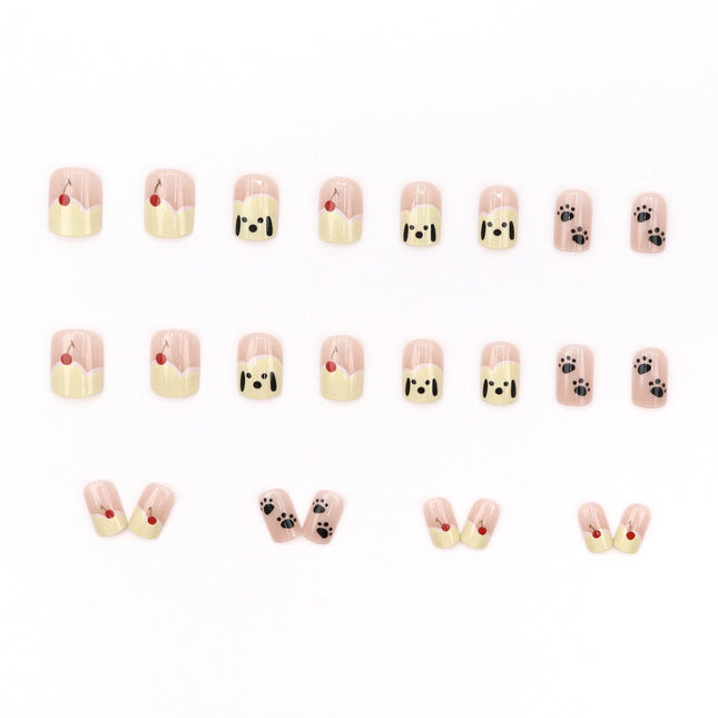 Elegant Minimalist Press-On Nail Set (24pcs) (DESIGN 7642)