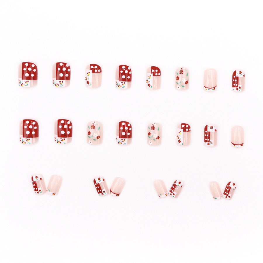 Elegant Minimalist Press-On Nail Set (24pcs) (DESIGN 7621)