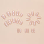 Elegant Minimalist Press-On Nail Set (24pcs) (DESIGN 7426)