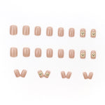 Elegant Minimalist Press-On Nail Set (24pcs) (DESIGN 7635)
