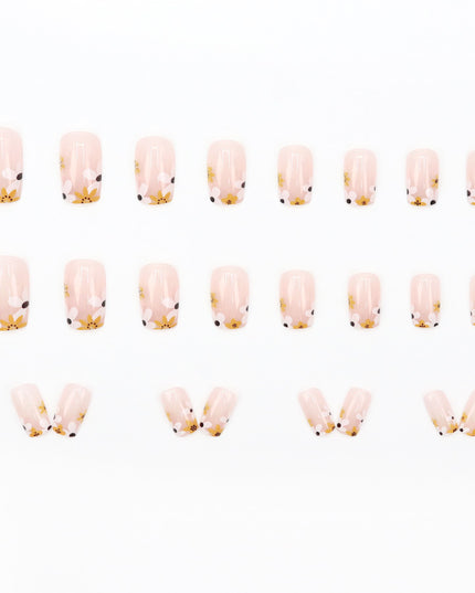Elegant Minimalist Press-On Nail Set (24pcs) (DESIGN 7581)
