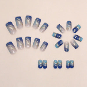 Elegant Minimalist Press-On Nail Set (24pcs) (DESIGN 7430)
