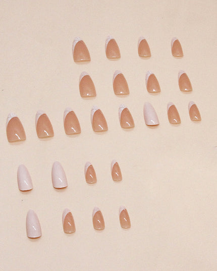 Elegant Minimalist Press-On Nail Set (24pcs) (DESIGN 7391)