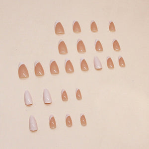 Elegant Minimalist Press-On Nail Set (24pcs) (DESIGN 7391)